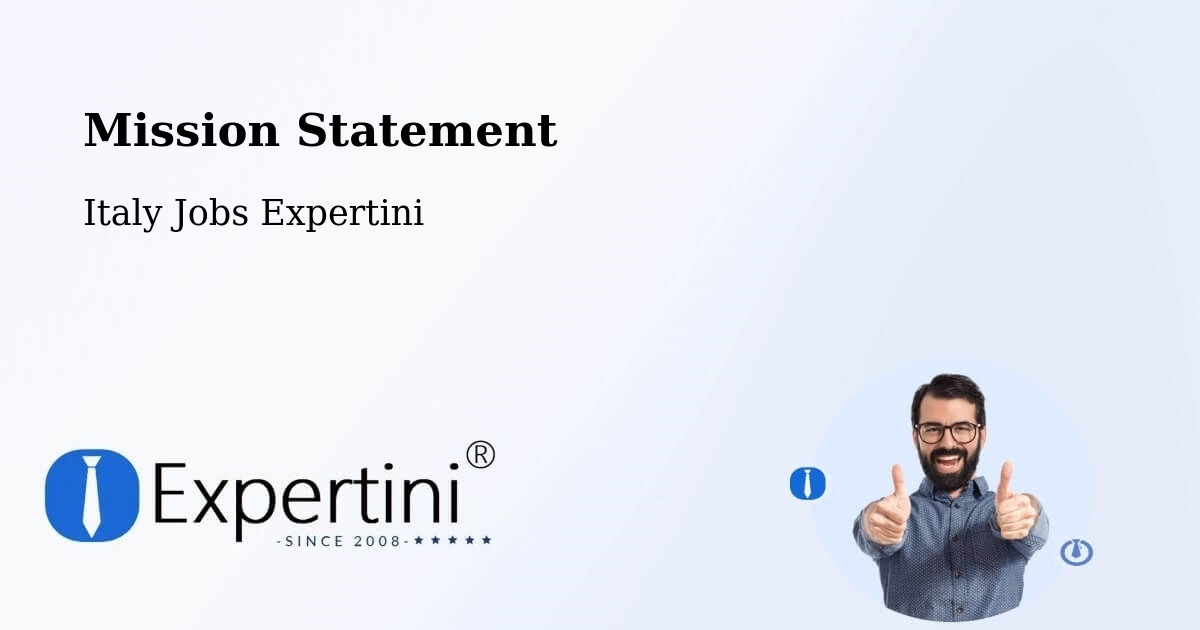 Mission Statement - Italy Jobs Expertini
